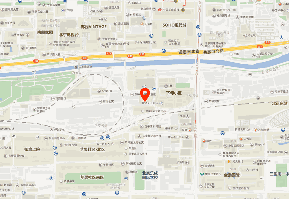 通惠国际传媒广场位置地图